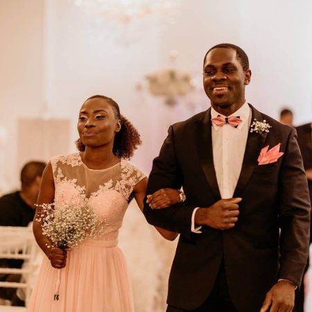 Conphidance was spotted with a girl naed Ugochi Nkoronye in a wedding ceremony.